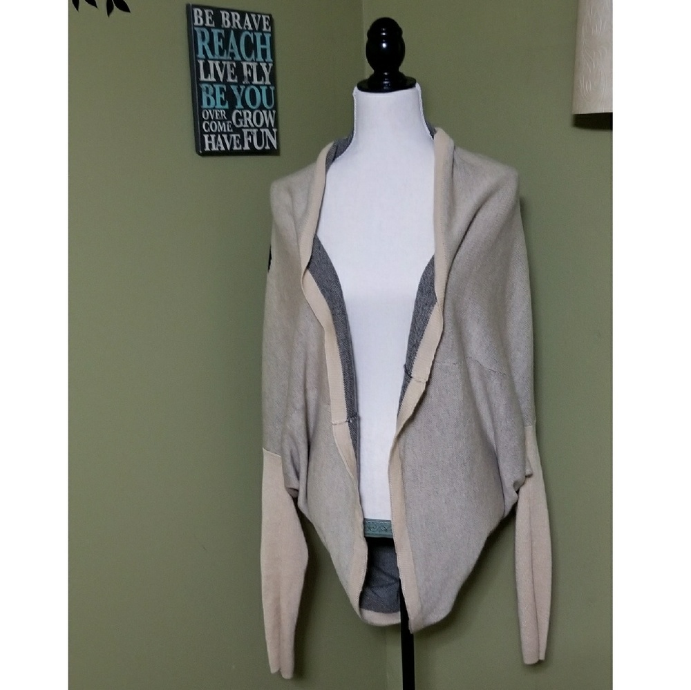 Tan Cardigan Throwover